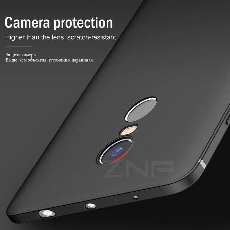 ZNP Matte Silikon-Weichhülle für Xiaomi Redmi 4X Note 4 Globale Version, ultradünne TPU-Vollabdeckung für Redmi Note 4 4X Hülle