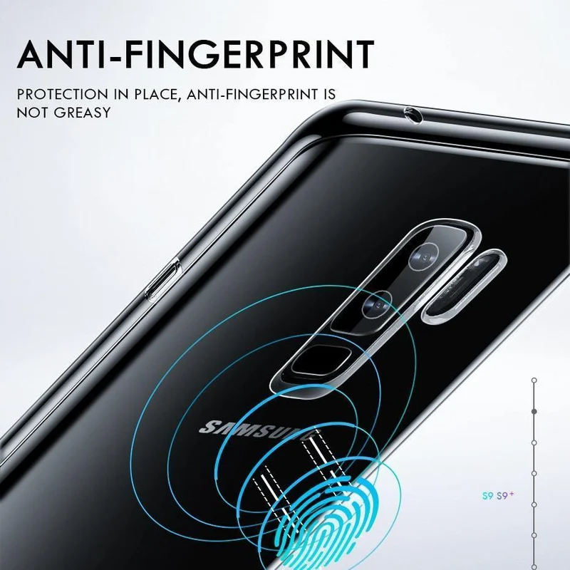ZNP Ultradünne transparente Hülle für Samsung Galaxy S8 S9 Plus S10 Lite S7, weiche TPU-Hülle für Samsung Note 8 9 S7 Edge-Telefonhülle