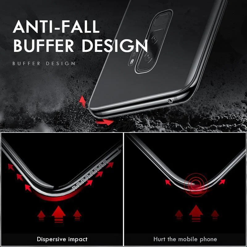ZNP Ultradünne transparente Hülle für Samsung Galaxy S8 S9 Plus S10 Lite S7, weiche TPU-Hülle für Samsung Note 8 9 S7 Edge-Telefonhülle