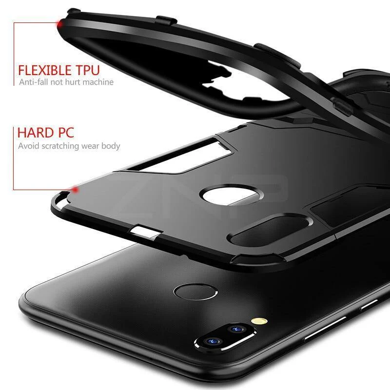 ZNP 360 Volle stoßfeste Telefonhülle für Huawei Nova 2 2s 3 3i 3e Rüstungsschutzhülle für Honor Play V9 Play Halterabdeckung Shell