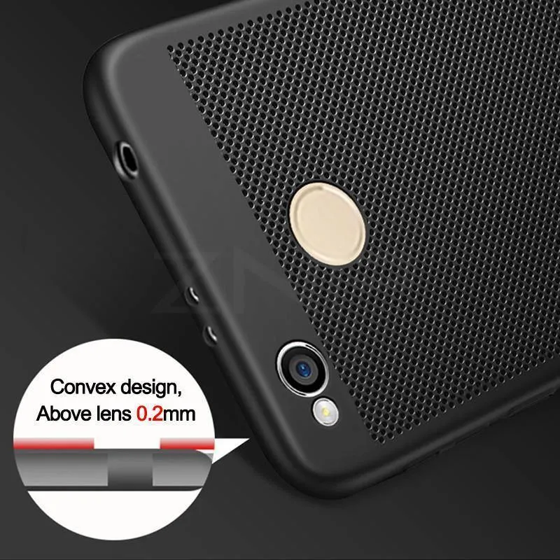 ZNP Ultra Slim Grid Wärmeableitungshülle für Xiaomi Redmi 4X 5 Plus Note 5 Pro 6 Pro Hülle für Redmi 6A 6 Pro S2 Telefonhüllen