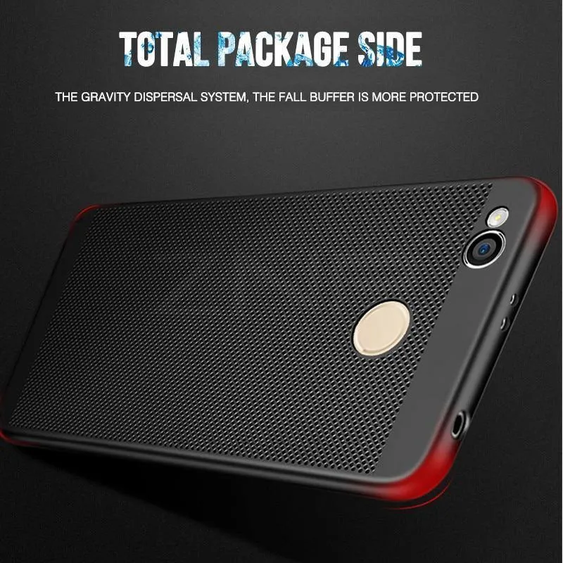 ZNP Ultra Slim Grid Wärmeableitungshülle für Xiaomi Redmi 4X 5 Plus Note 5 Pro 6 Pro Hülle für Redmi 6A 6 Pro S2 Telefonhüllen