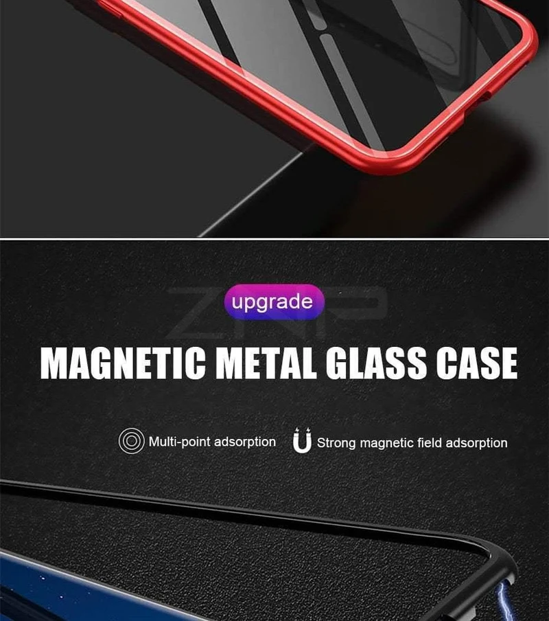 ZNP Magnetische Adsorption Metallhülle für Samsung s8 s9 Magnet Magnetische Telefonhülle für Samsung Galaxy Note 8 9 s7 Edge s8 s9 Plus
