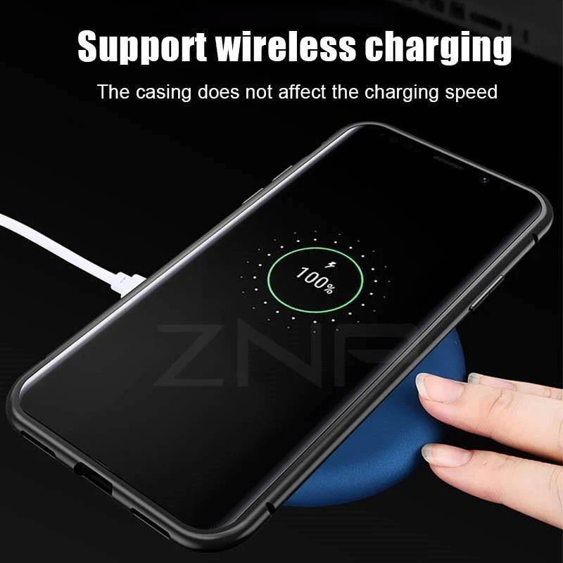 ZNP Magnetische Adsorption Metallhülle für Samsung s8 s9 Magnet Magnetische Telefonhülle für Samsung Galaxy Note 8 9 s7 Edge s8 s9 Plus