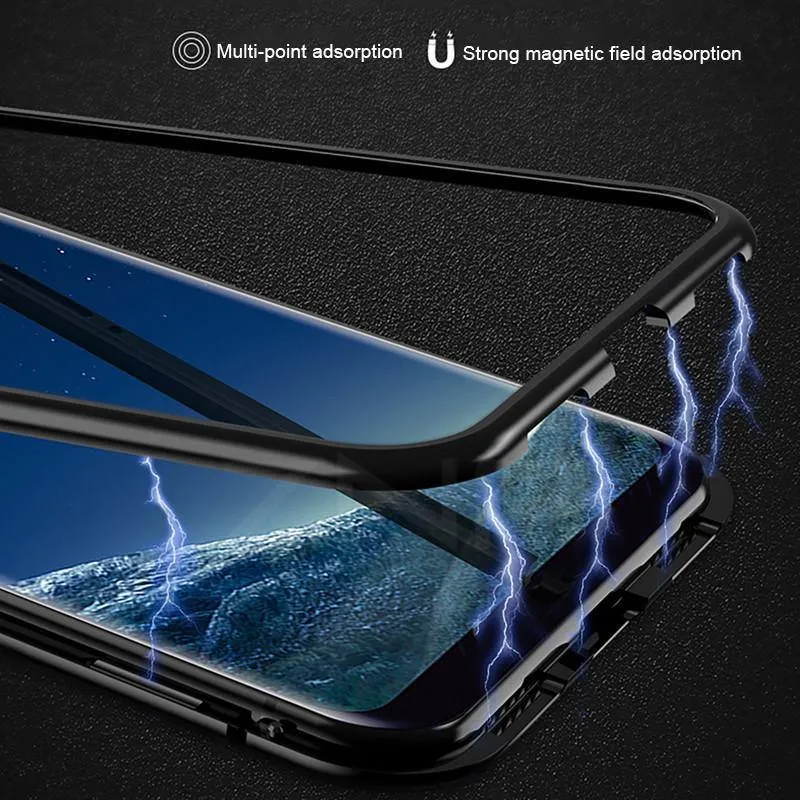 ZNP Magnetische Adsorption Metallhülle für Samsung s8 s9 Magnet Magnetische Telefonhülle für Samsung Galaxy Note 8 9 s7 Edge s8 s9 Plus