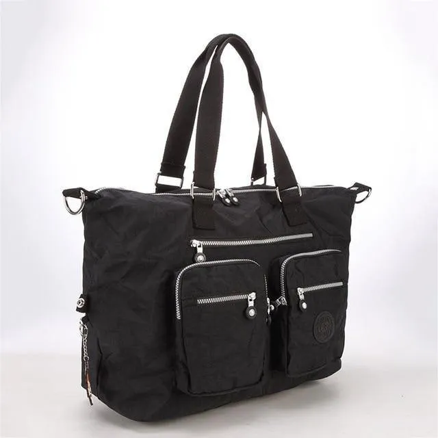 Top-Griff-Taschen Handtasche Frauen berühmte Marke Casual Tote Reißverschluss weibliche Schultertasche solide Sommer Strandtasche Sac A Main