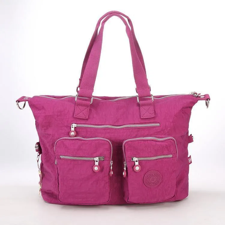 Top-Griff-Taschen Handtasche Frauen berühmte Marke Casual Tote Reißverschluss weibliche Schultertasche solide Sommer Strandtasche Sac A Main