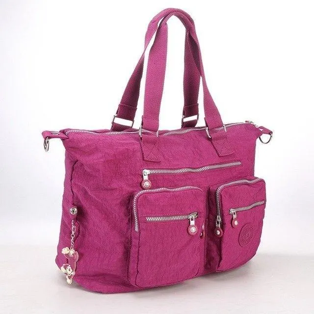 Top-Griff-Taschen Handtasche Frauen berühmte Marke Casual Tote Reißverschluss weibliche Schultertasche solide Sommer Strandtasche Sac A Main