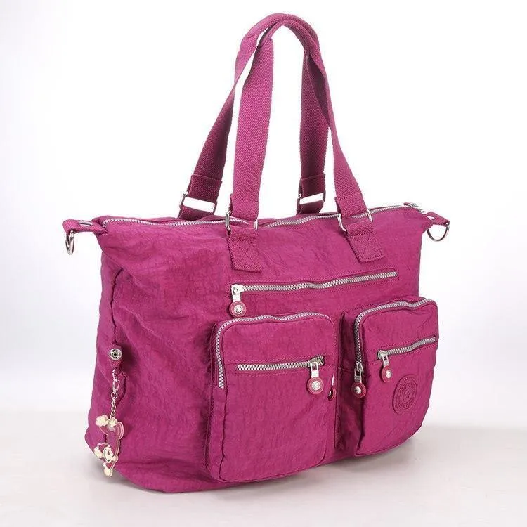 Top-Griff-Taschen Handtasche Frauen berühmte Marke Casual Tote Reißverschluss weibliche Schultertasche solide Sommer Strandtasche Sac A Main