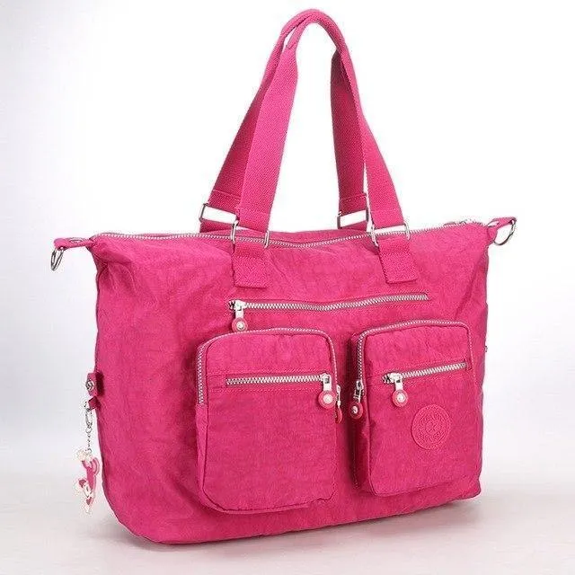 Top-Griff-Taschen Handtasche Frauen berühmte Marke Casual Tote Reißverschluss weibliche Schultertasche solide Sommer Strandtasche Sac A Main