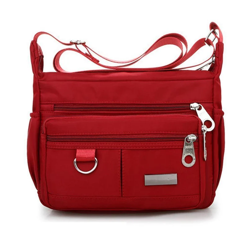 Damen Mode Umhängetaschen für Frauen Designer Wasserdichte Nylon Handtasche Reißverschluss Geldbörsen Messenger Umhängetasche sac a main