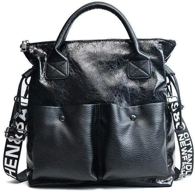 Große kapazität frauen taschen mode einkaufstasche doppel tasche mädchen casual tote junge dame handtaschen umhängetasche