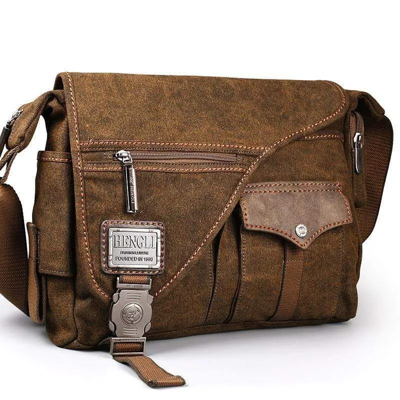 Herren Canvas Taschen Neue Multifunktions Crossbody Tasche Retro Handtaschen Reisen Schulter Messenger Bags Freizeit Paket