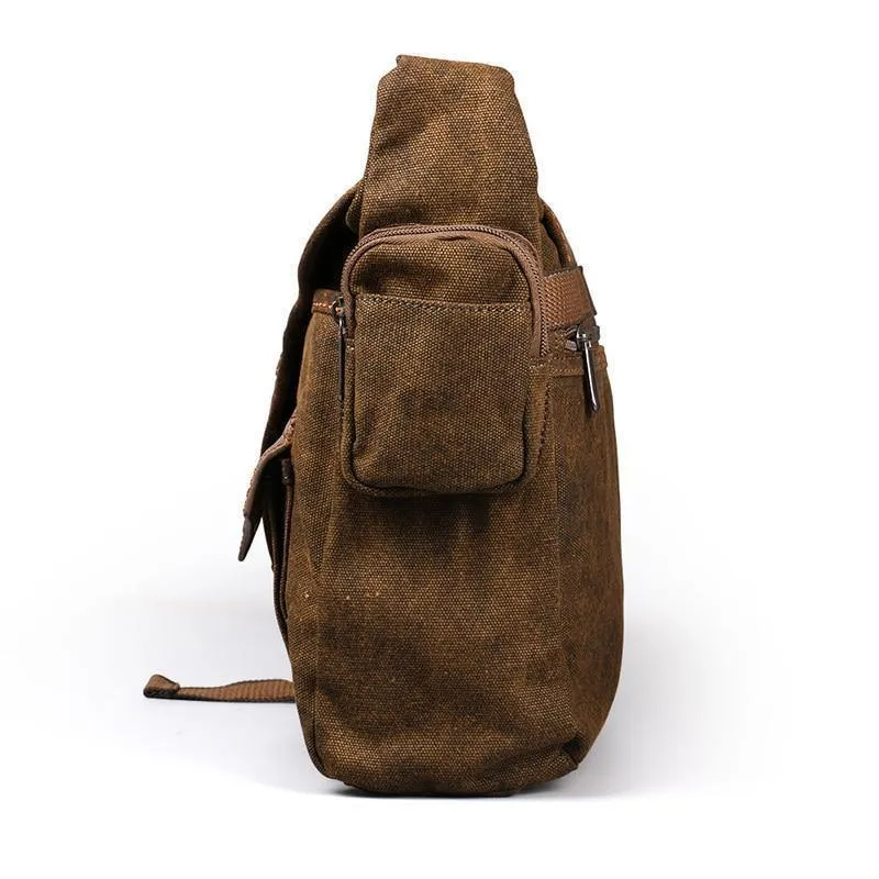 Herren Canvas Taschen Neue Multifunktions Crossbody Tasche Retro Handtaschen Reisen Schulter Messenger Bags Freizeit Paket