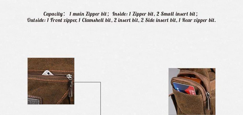 Herren Canvas Taschen Neue Multifunktions Crossbody Tasche Retro Handtaschen Reisen Schulter Messenger Bags Freizeit Paket
