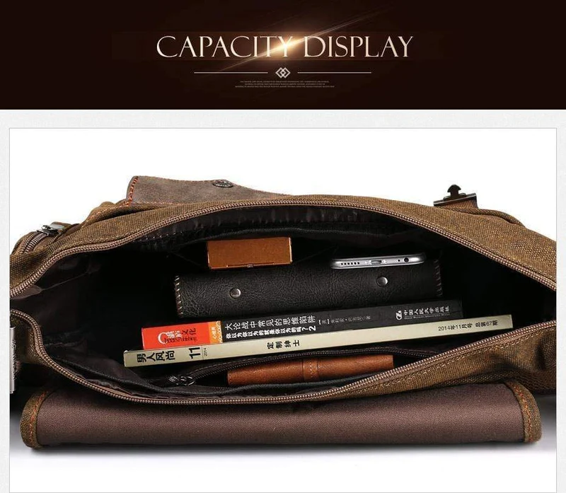 Herren Canvas Taschen Neue Multifunktions Crossbody Tasche Retro Handtaschen Reisen Schulter Messenger Bags Freizeit Paket