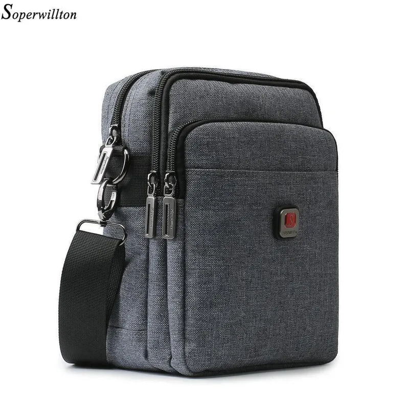 Herrentasche USB Lade Schulter Umhängetaschen Wasserabweisende Oxford Reisetaschen Reißverschluss Gürteltasche Männlich #1042