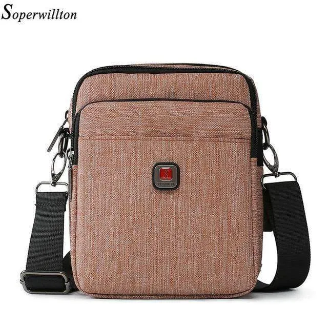 Herrentasche USB Lade Schulter Umhängetaschen Wasserabweisende Oxford Reisetaschen Reißverschluss Gürteltasche Männlich #1042