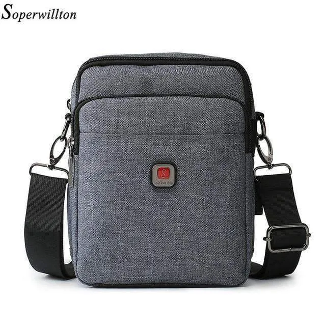 Herrentasche USB Lade Schulter Umhängetaschen Wasserabweisende Oxford Reisetaschen Reißverschluss Gürteltasche Männlich #1042