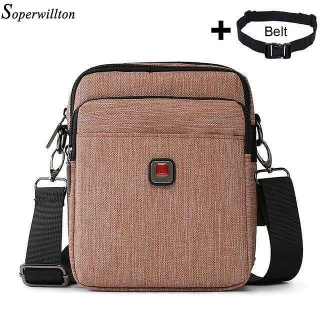 Herrentasche USB Lade Schulter Umhängetaschen Wasserabweisende Oxford Reisetaschen Reißverschluss Gürteltasche Männlich #1042
