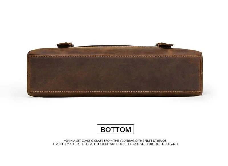 Leder Herrentasche Vintage Mann Umhängetaschen für Laptop Messenger Bags männlich Bolsa Crossbody Handtasche