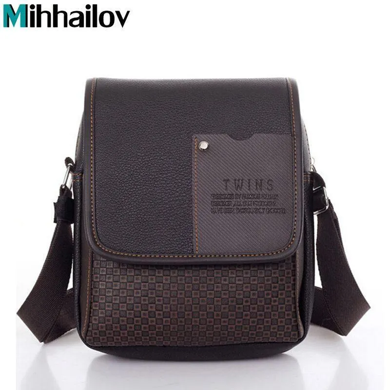 Pu Leder Männer Messenger Tasche Aktentasche schulter umhängetasche handtasche business tasche casual männer reisetasche KY-1
