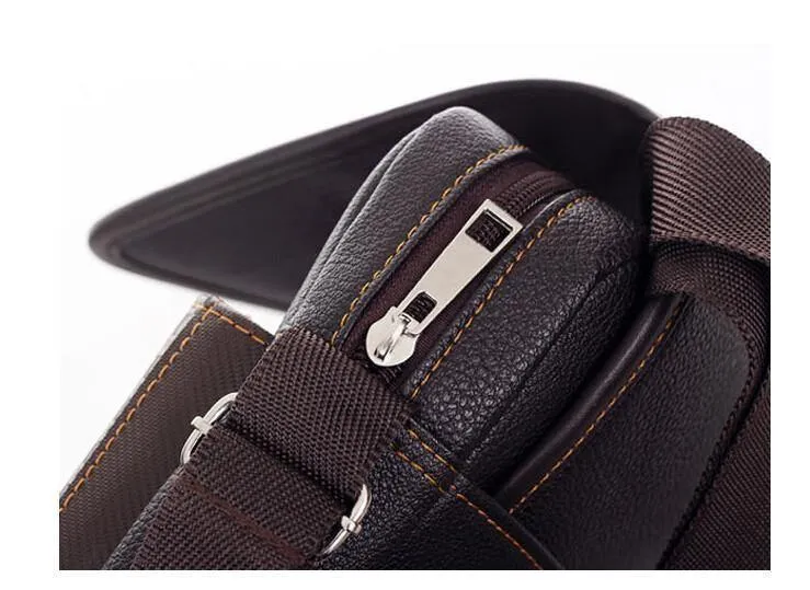 Pu Leder Männer Messenger Tasche Aktentasche schulter umhängetasche handtasche business tasche casual männer reisetasche KY-1