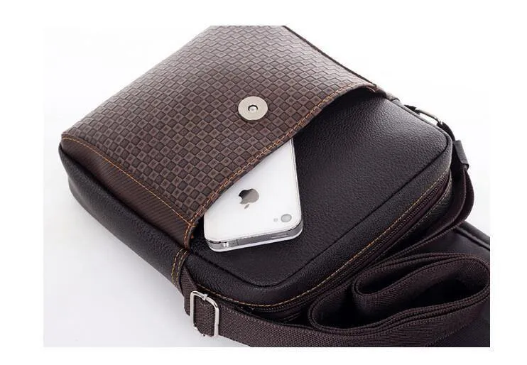 Pu Leder Männer Messenger Tasche Aktentasche schulter umhängetasche handtasche business tasche casual männer reisetasche KY-1