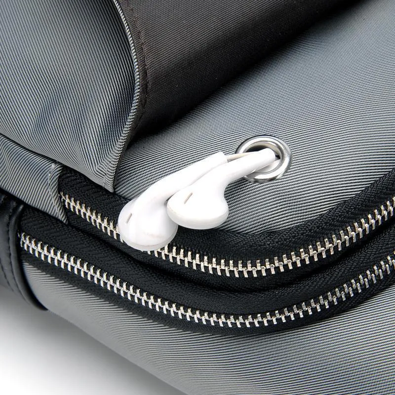 Umhängetaschen für Herren, Brusttasche, Unisex, USB-Aufladung, Anti-Diebstahl, Messenger-Tasche, Reise, wasserdichte Umhängetasche
