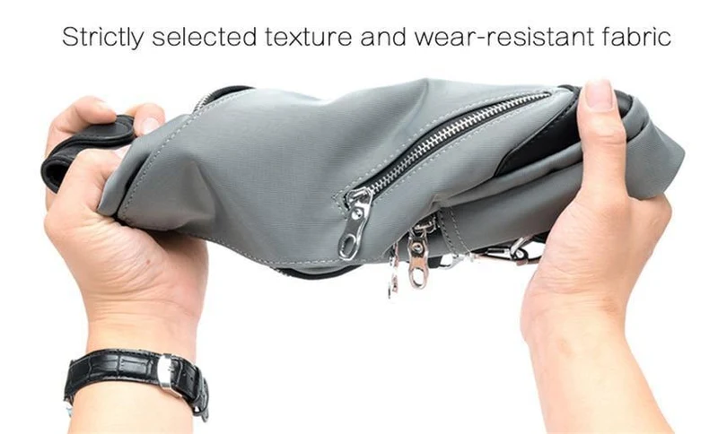 Umhängetaschen für Herren, Brusttasche, Unisex, USB-Aufladung, Anti-Diebstahl, Messenger-Tasche, Reise, wasserdichte Umhängetasche