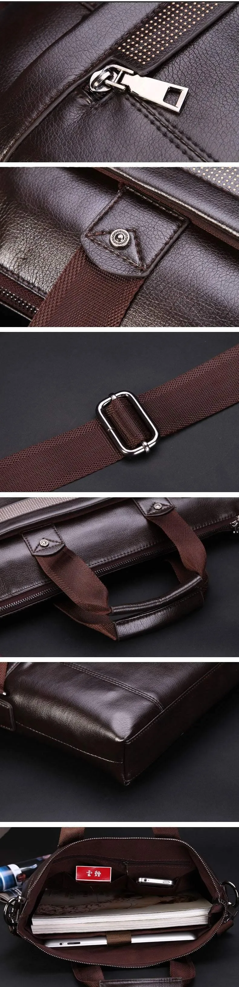 Männer Messenger Bags Mode Ledertasche Männer Aktentasche Designer Handtaschen hohe Qualität berühmte Marke Business Männer Tasche
