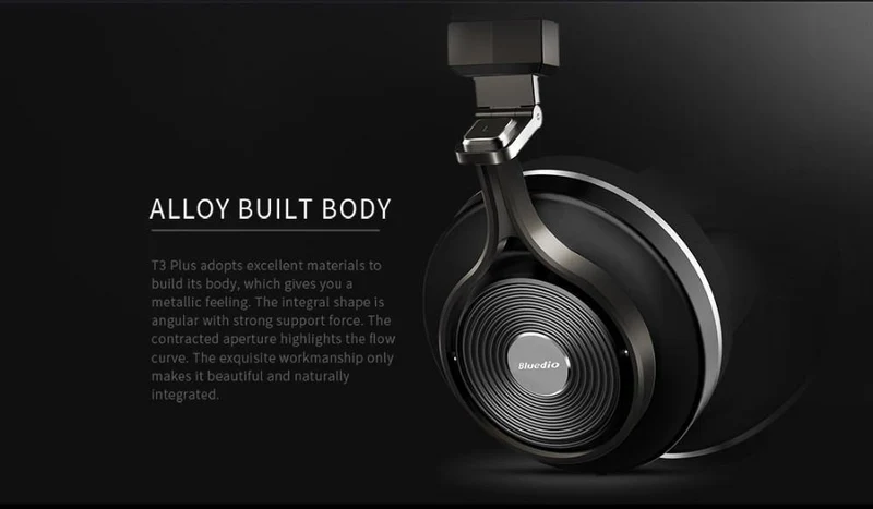 Bluedio T3 Plus Drahtlose Bluetooth-Kopfhörer / Headset mit Mikrofon- / Micro-SD-Kartensteckplatz Bluetooth-Kopfhörer / Headset