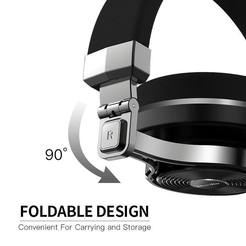 Bluedio T3 Plus Drahtlose Bluetooth-Kopfhörer / Headset mit Mikrofon- / Micro-SD-Kartensteckplatz Bluetooth-Kopfhörer / Headset