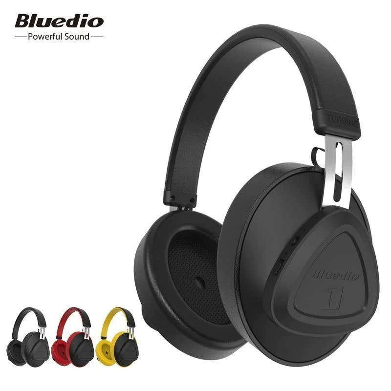 Bluedio TMS kabelloser Kopfhörer mit Mikrofon, Monitor, Studio-Bluetooth-Headset, Sprachsteuerung für Musik und Telefone