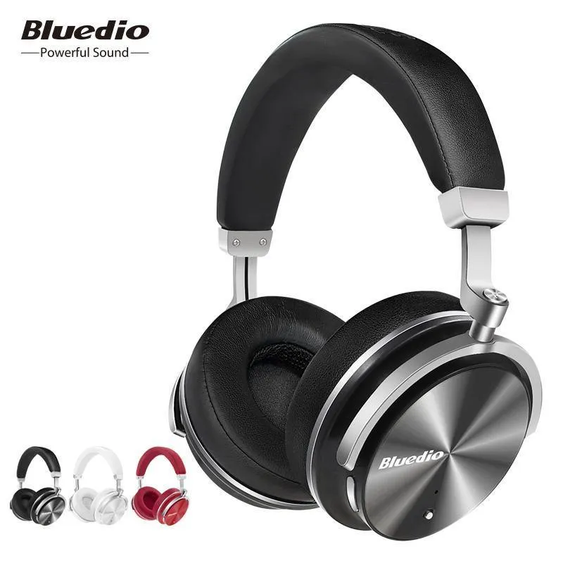 Bluedio T4 Active Noise Cancelling Kabellose Bluetooth-Kopfhörer, kabelloses Headset mit Mikrofon für Musik