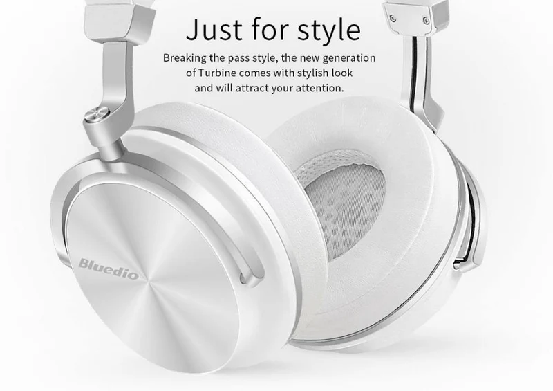 Bluedio T4 Active Noise Cancelling Kabellose Bluetooth-Kopfhörer, kabelloses Headset mit Mikrofon für Musik