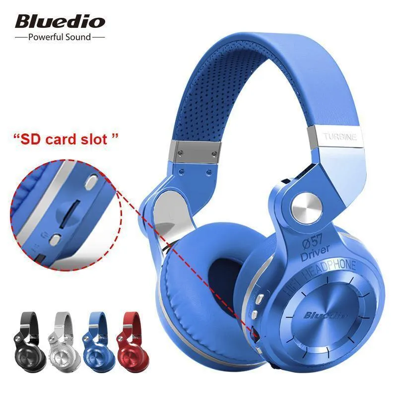 Bluedio T2 + modisch über das Ohr faltbare Bluetooth-Kopfhörer BT 4.1 unterstützen FM-Radio- und SD-Kartenfunktionen Musik- und Telefonanrufe
