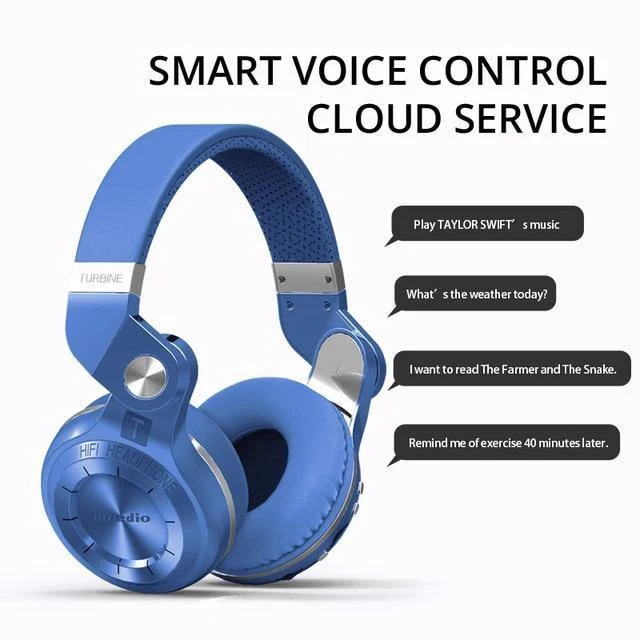 Bluedio T2 + modisch über das Ohr faltbare Bluetooth-Kopfhörer BT 4.1 unterstützen FM-Radio- und SD-Kartenfunktionen Musik- und Telefonanrufe