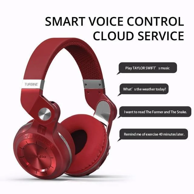 Bluedio T2 + modisch über das Ohr faltbare Bluetooth-Kopfhörer BT 4.1 unterstützen FM-Radio- und SD-Kartenfunktionen Musik- und Telefonanrufe