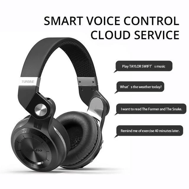 Bluedio T2 + modisch über das Ohr faltbare Bluetooth-Kopfhörer BT 4.1 unterstützen FM-Radio- und SD-Kartenfunktionen Musik- und Telefonanrufe