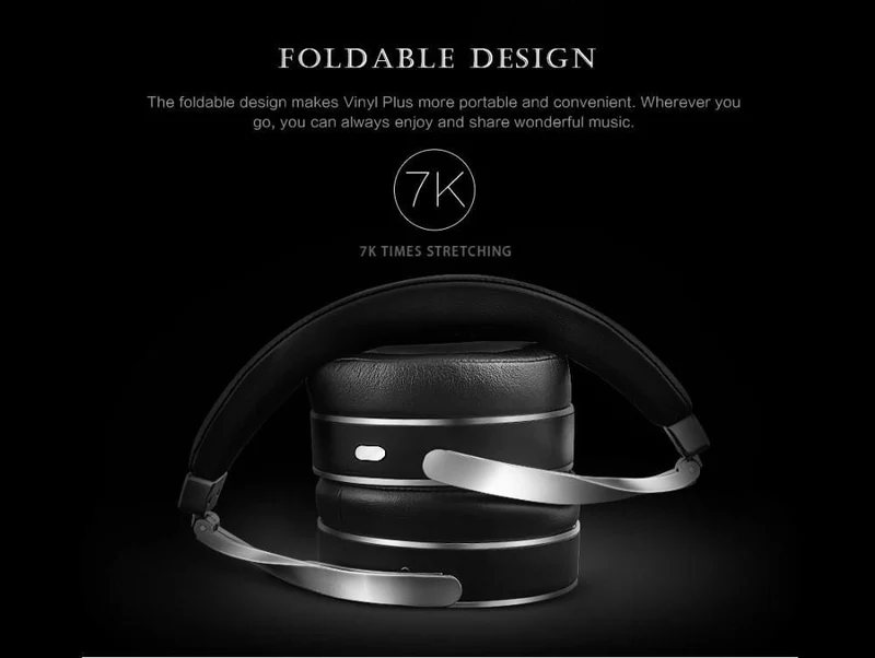 Bluedio Vinyl Plus Light Extravaganter kabelloser Bluetooth-Kopfhörer / Headset für Musik