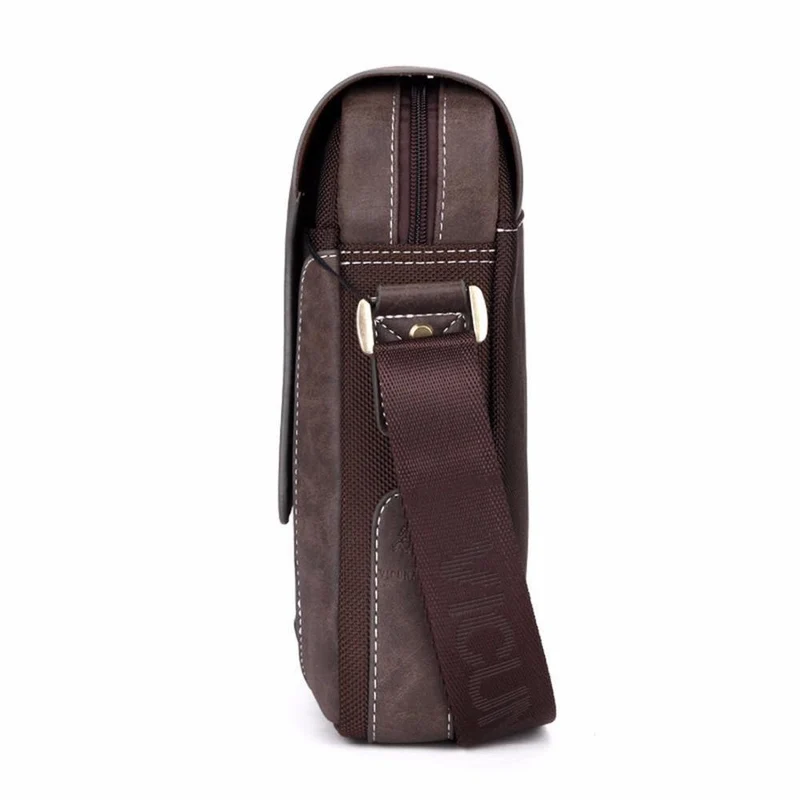 Weinlese-beiläufige Patchwork-haltbare Oxford-Mann-Tasche mit lederner Abdeckungs-Art- und Weisemens-Spielraum-Beutel-Art- und WeiseCrossbody Beutel-Mann