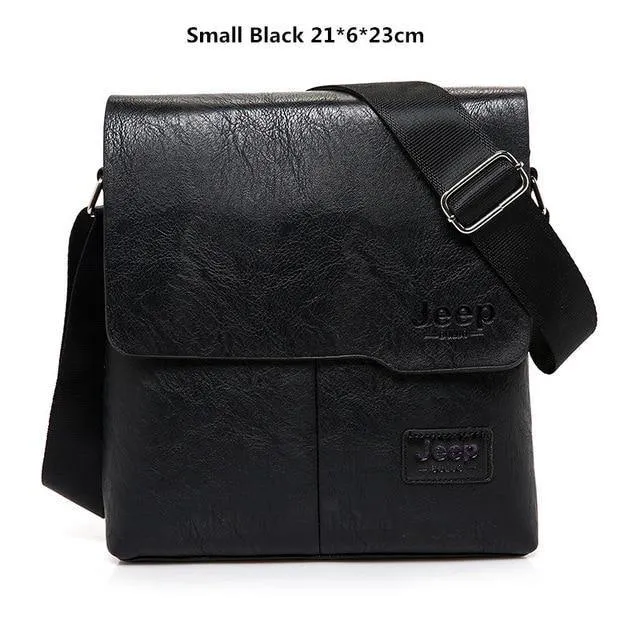 Taschen Set JEEP BULUO Berühmte Marke Neue Mode Mann Leder Umhängetasche Männlichen Cross Body Schulter Business Taschen Für Männer