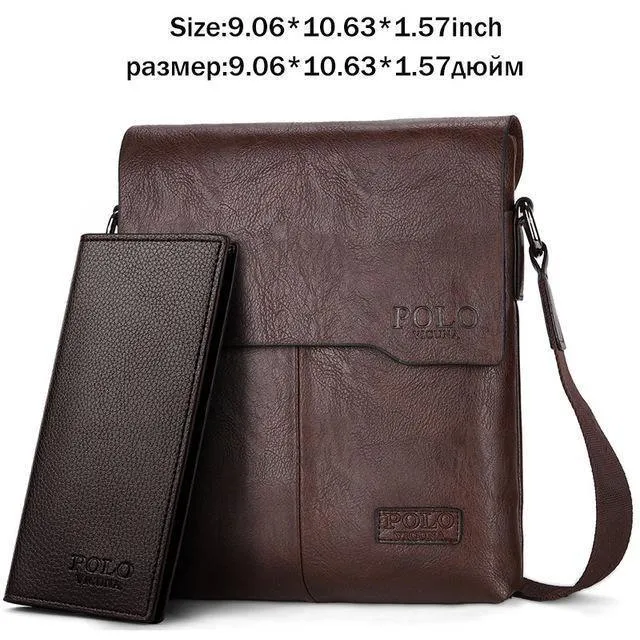 VICUNA POLO Vintage-Mode Herren Ledertasche Marke Casual Business Herrentasche Hochwertige Neue Herren Reise Umhängetasche Promotion