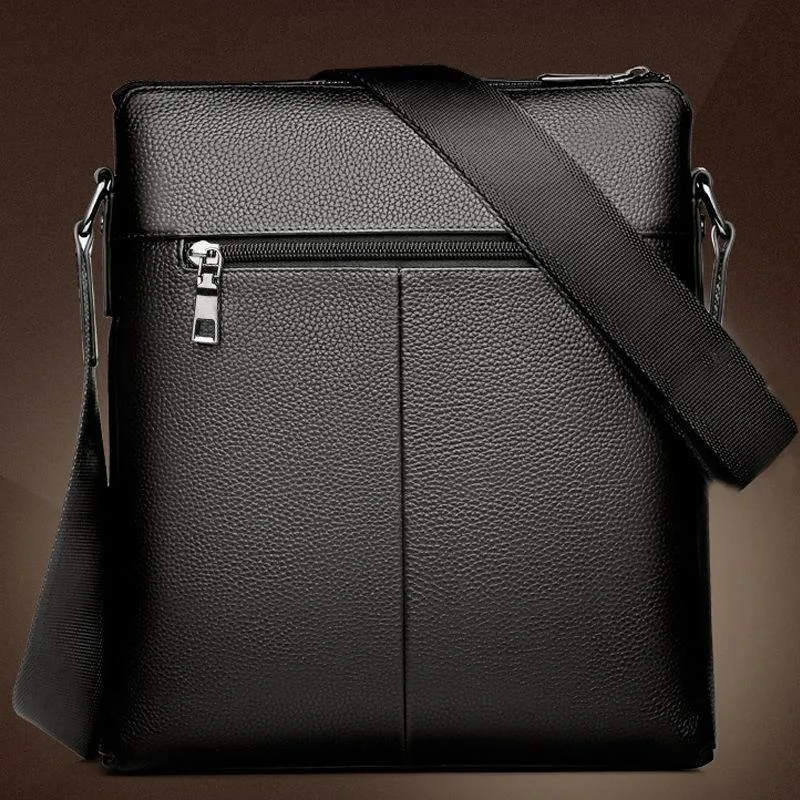 Herren Umhängetasche Kurier Handtasche große PU-Leder Umhängetasche Herren Handtaschen Hochleistungs-Freizeit Aktentasche