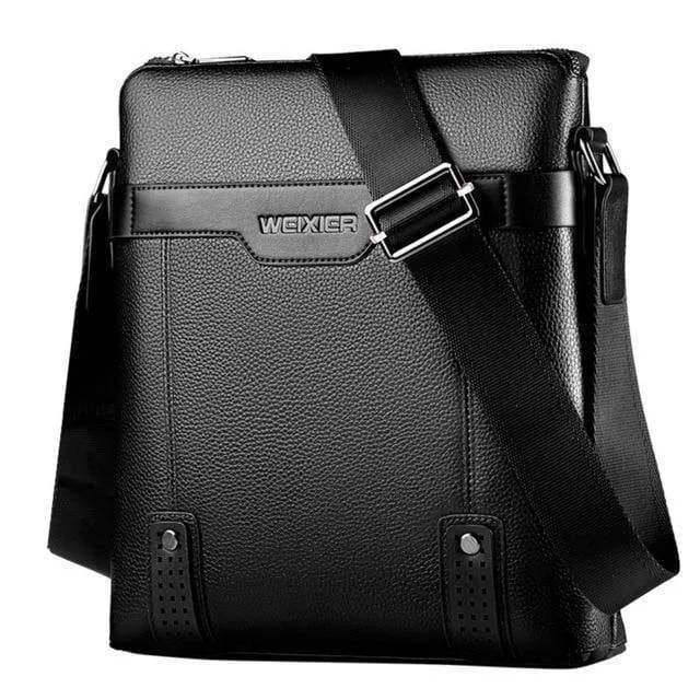 Herren Umhängetasche Kurier Handtasche große PU-Leder Umhängetasche Herren Handtaschen Hochleistungs-Freizeit Aktentasche