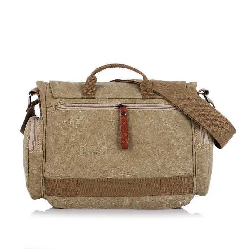 Vintage Herren Messenger Bag Mann Handtasche Canvas Schulter Briefträger Tasche Männer lässig Crossbody Printing Messenger Taschen