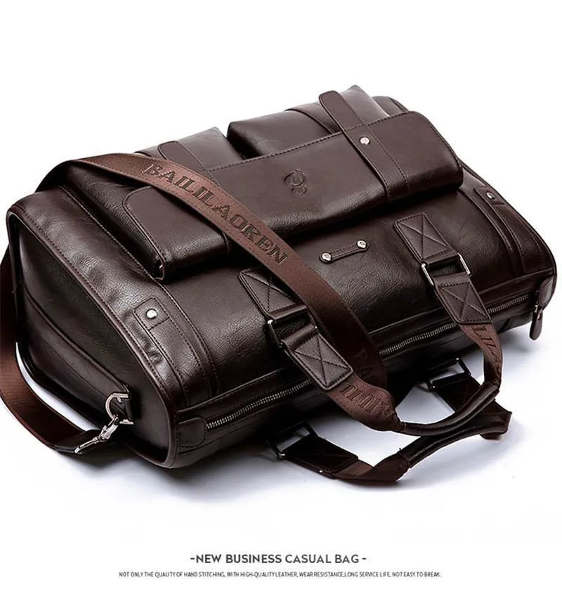 Mann Tasche Leder Schwarz Aktentasche Männer Business Handtasche Messenger Taschen Männlichen Vintage männer Schulter Tasche Große Kapazität