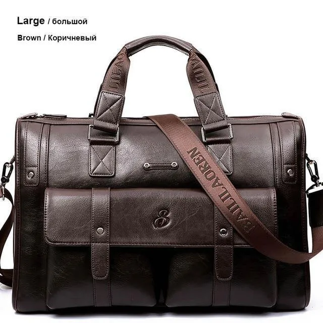 Mann Tasche Leder Schwarz Aktentasche Männer Business Handtasche Messenger Taschen Männlichen Vintage männer Schulter Tasche Große Kapazität