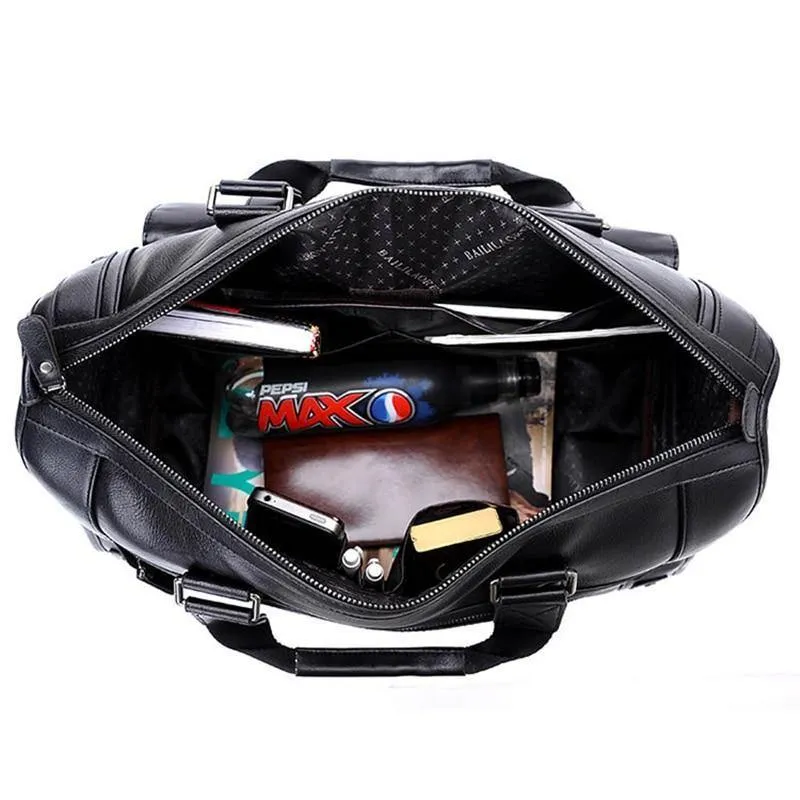 Mann Tasche Leder Schwarz Aktentasche Männer Business Handtasche Messenger Taschen Männlichen Vintage männer Schulter Tasche Große Kapazität